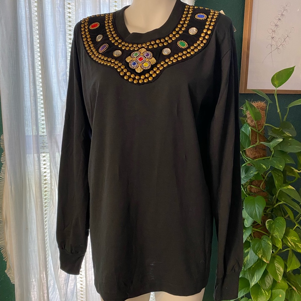 Vintage Gepetto Jewel Long Sleeve Shirt